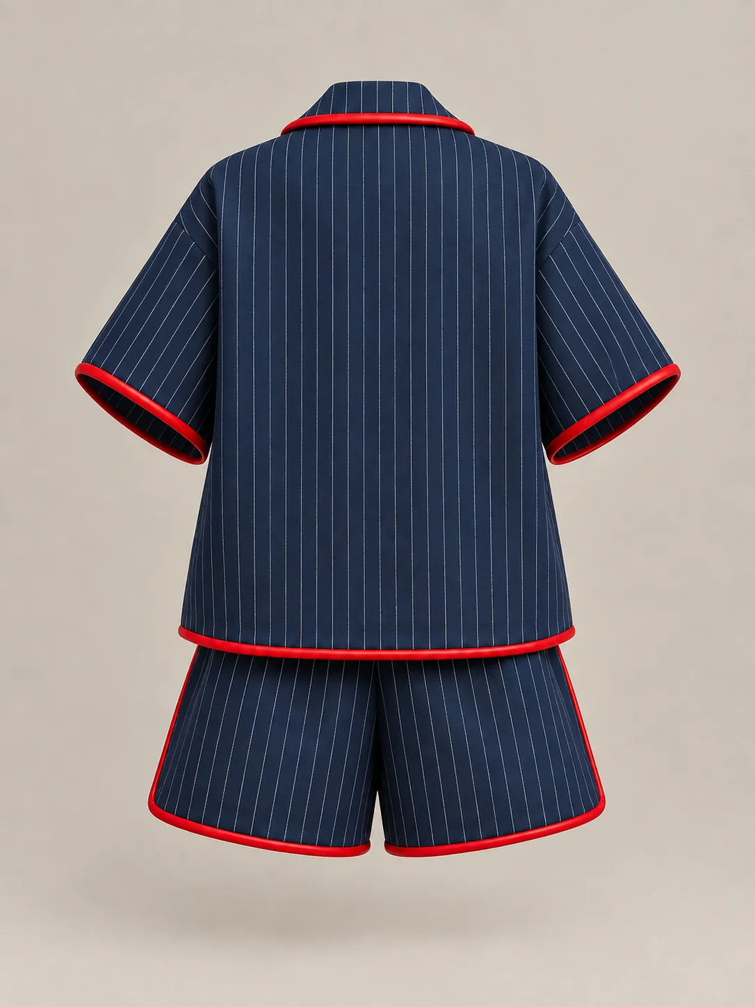 Boxy Short Set, back or side view