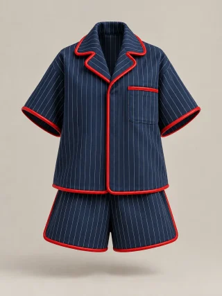 Boxy Short Set, front view