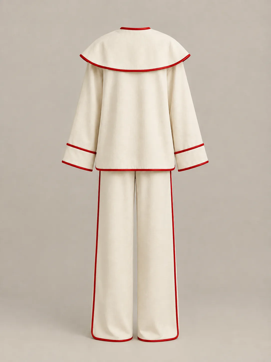 Cape Collar Set, back or side view