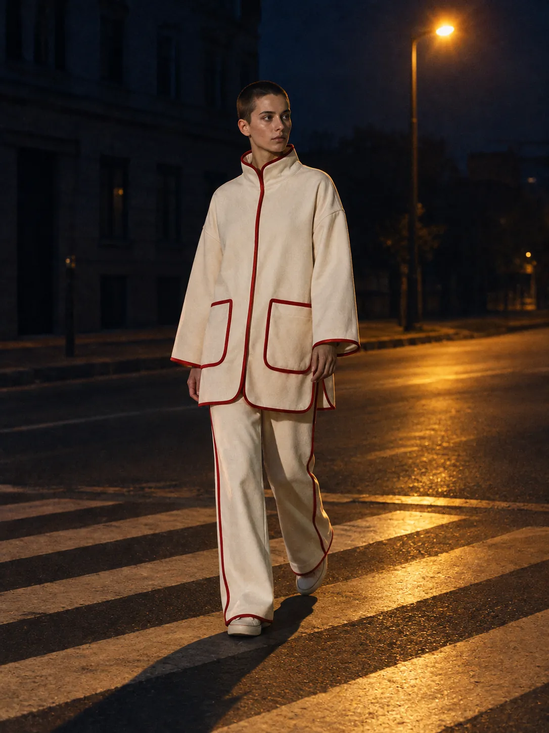 Column Tunic Set worn or in use