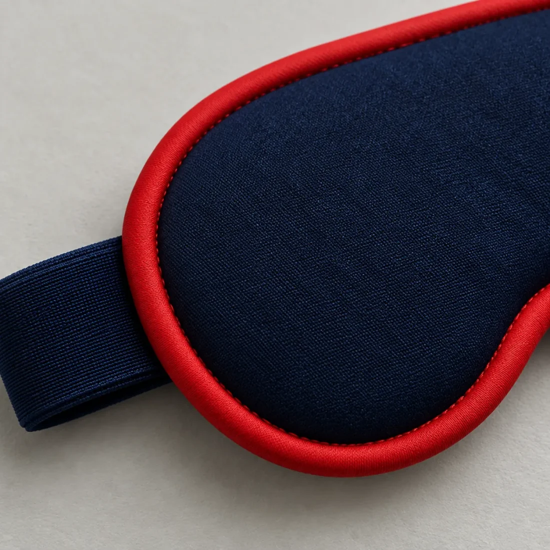 Piped Eye Mask close up