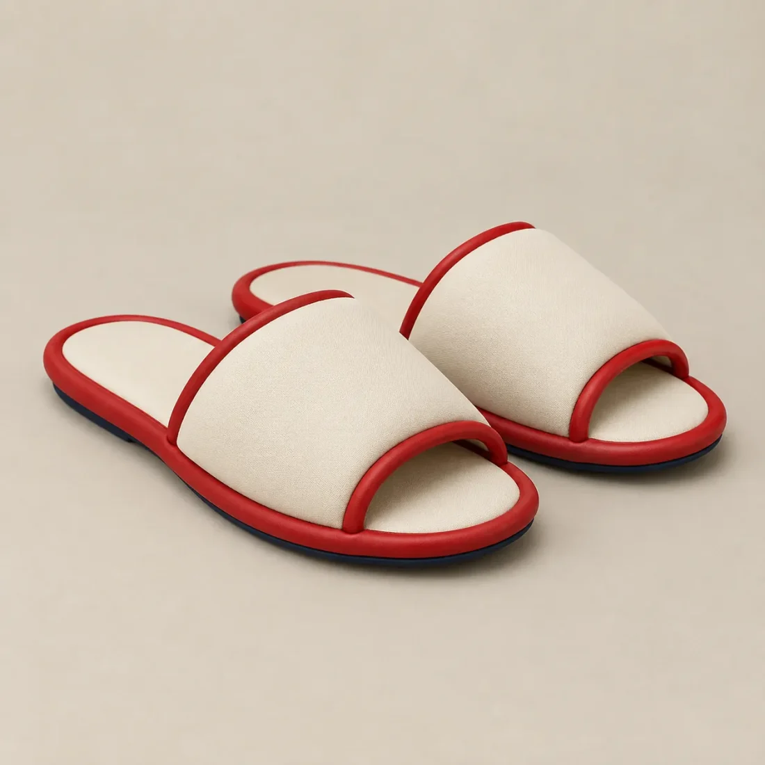 Puff Band Slides, front view