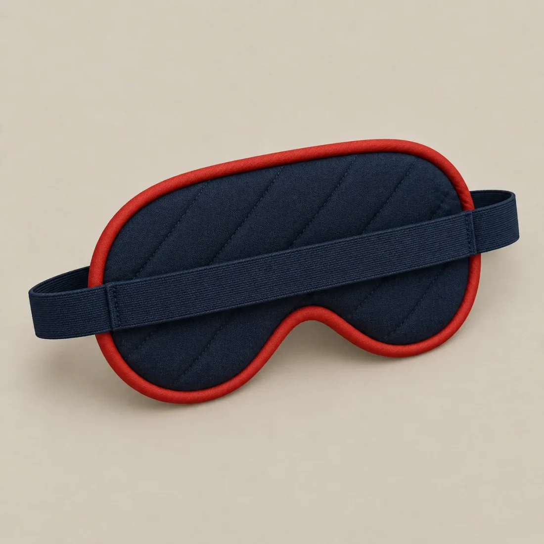 Quilted Eye Mask, back or side view