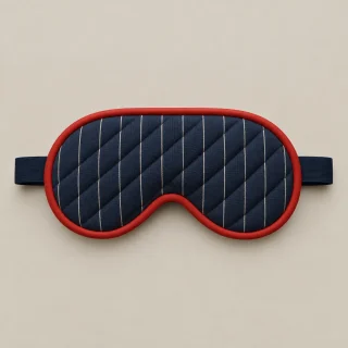 Quilted Eye Mask, front view