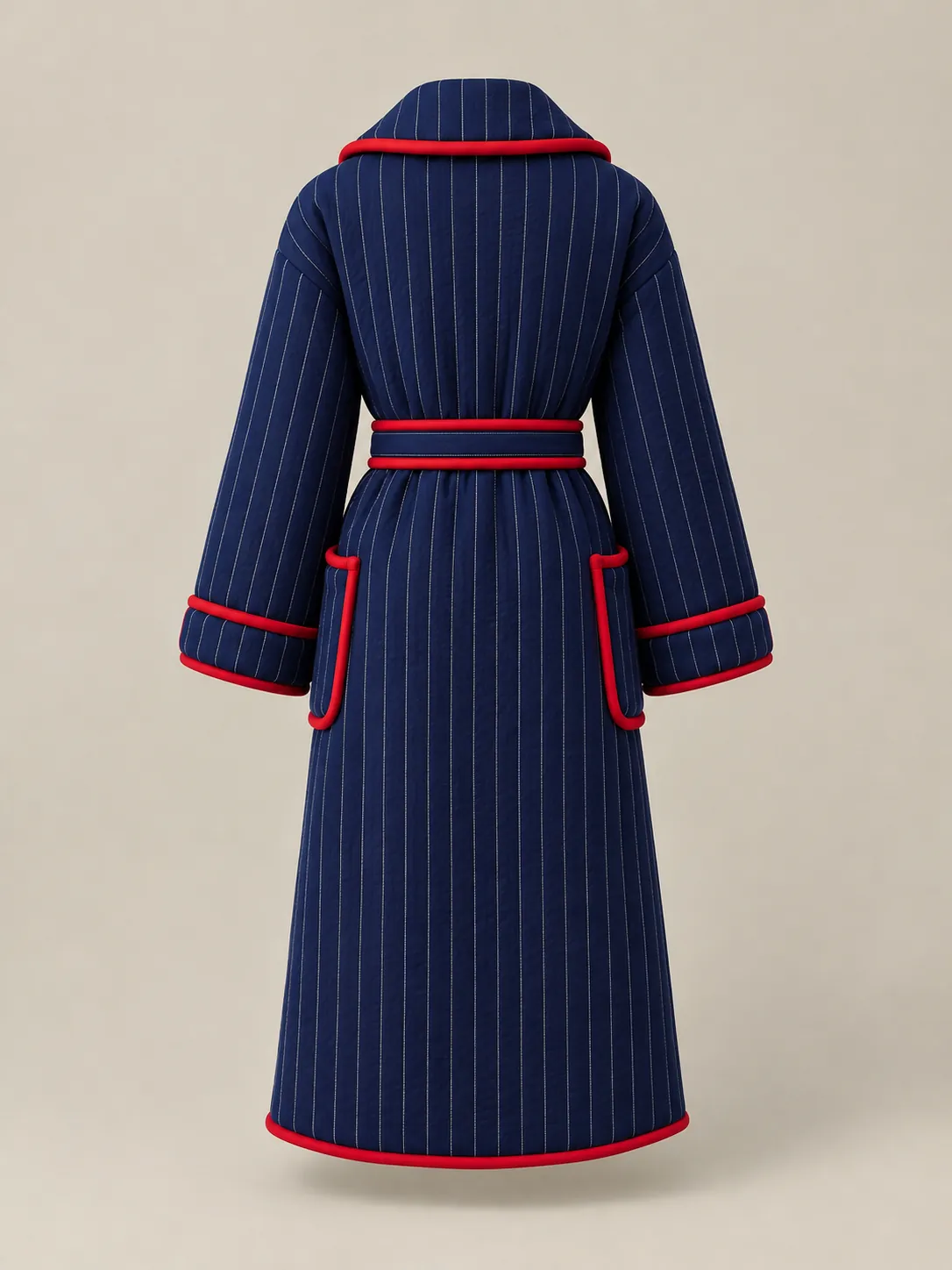 Shawl Collar Robe, back or side view