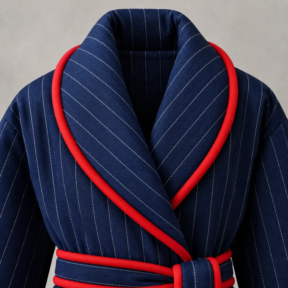 Shawl Collar Robe close up