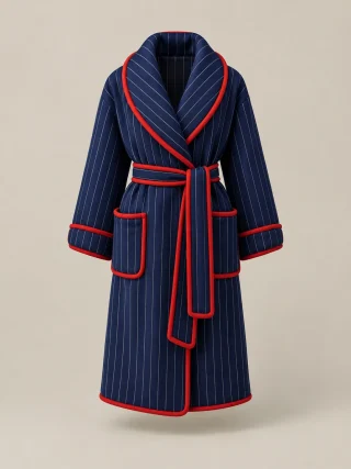 Shawl Collar Robe, front view