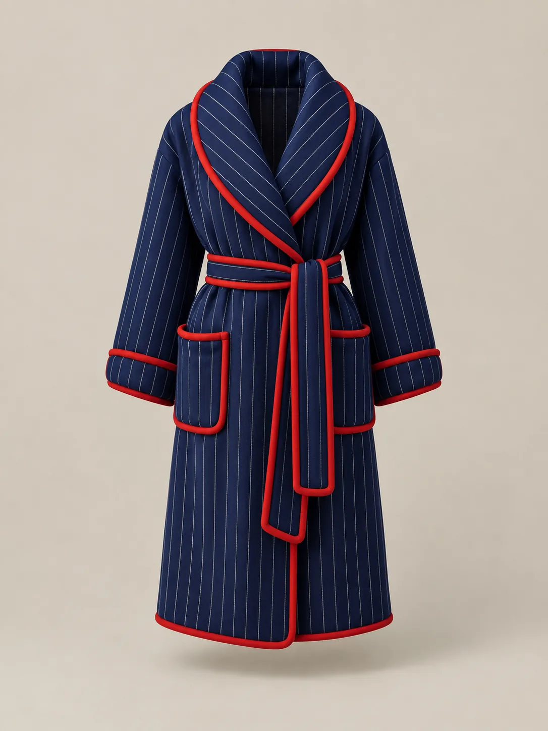 Shawl Collar Robe, front view