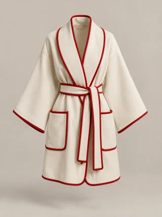 Short Kimono Robe, front view