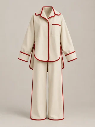 Split Hem Set, front view