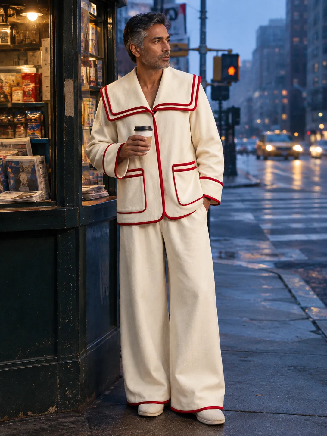Square Sailor Set worn or in use
