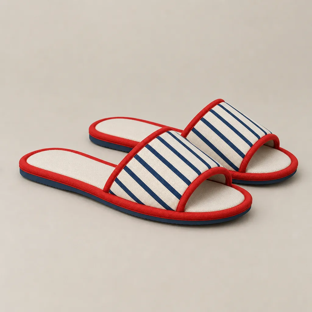 Stripe Slides, back or side view