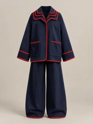 Tiered Collar Set, front view