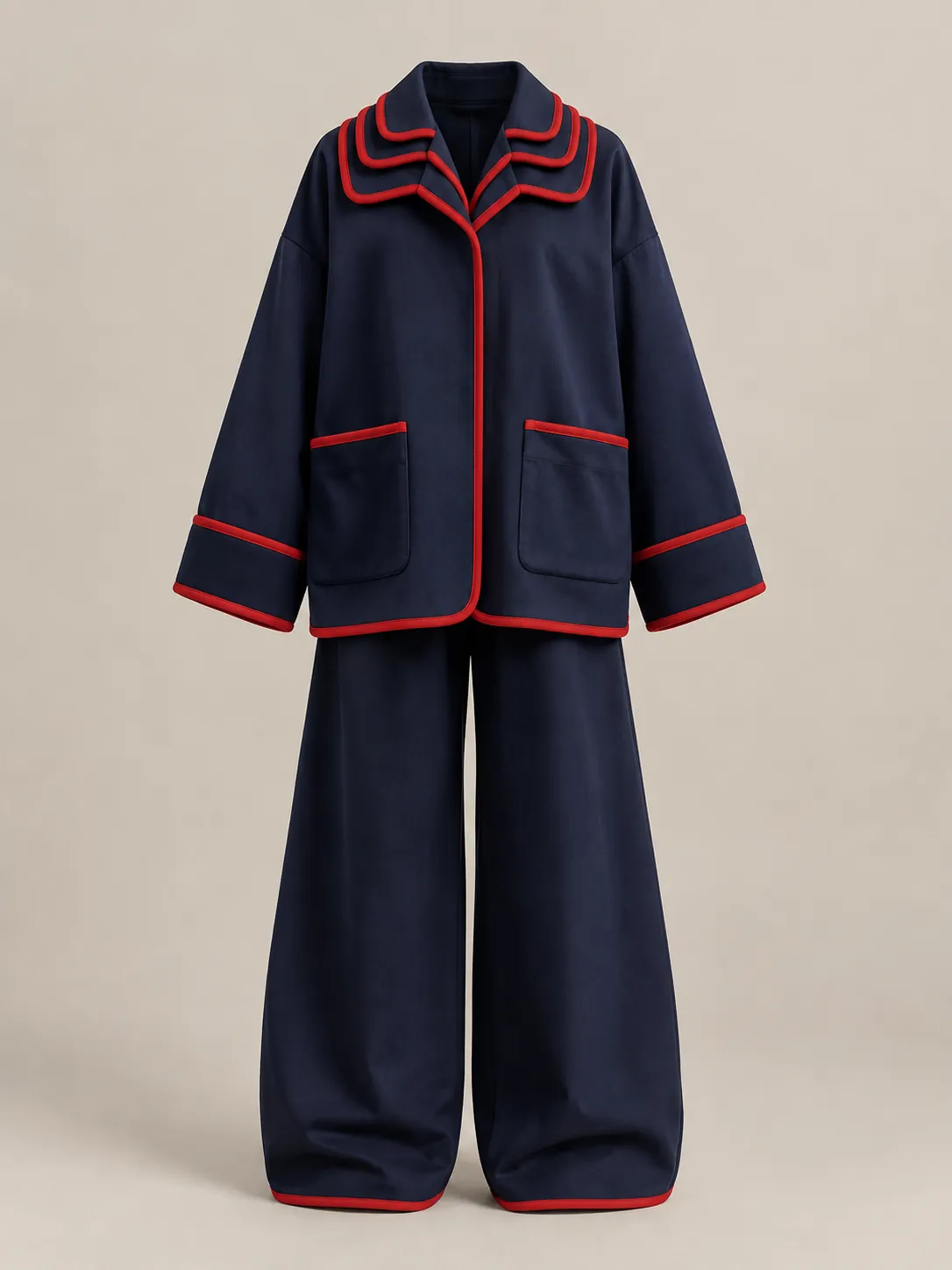 Tiered Collar Set, front view