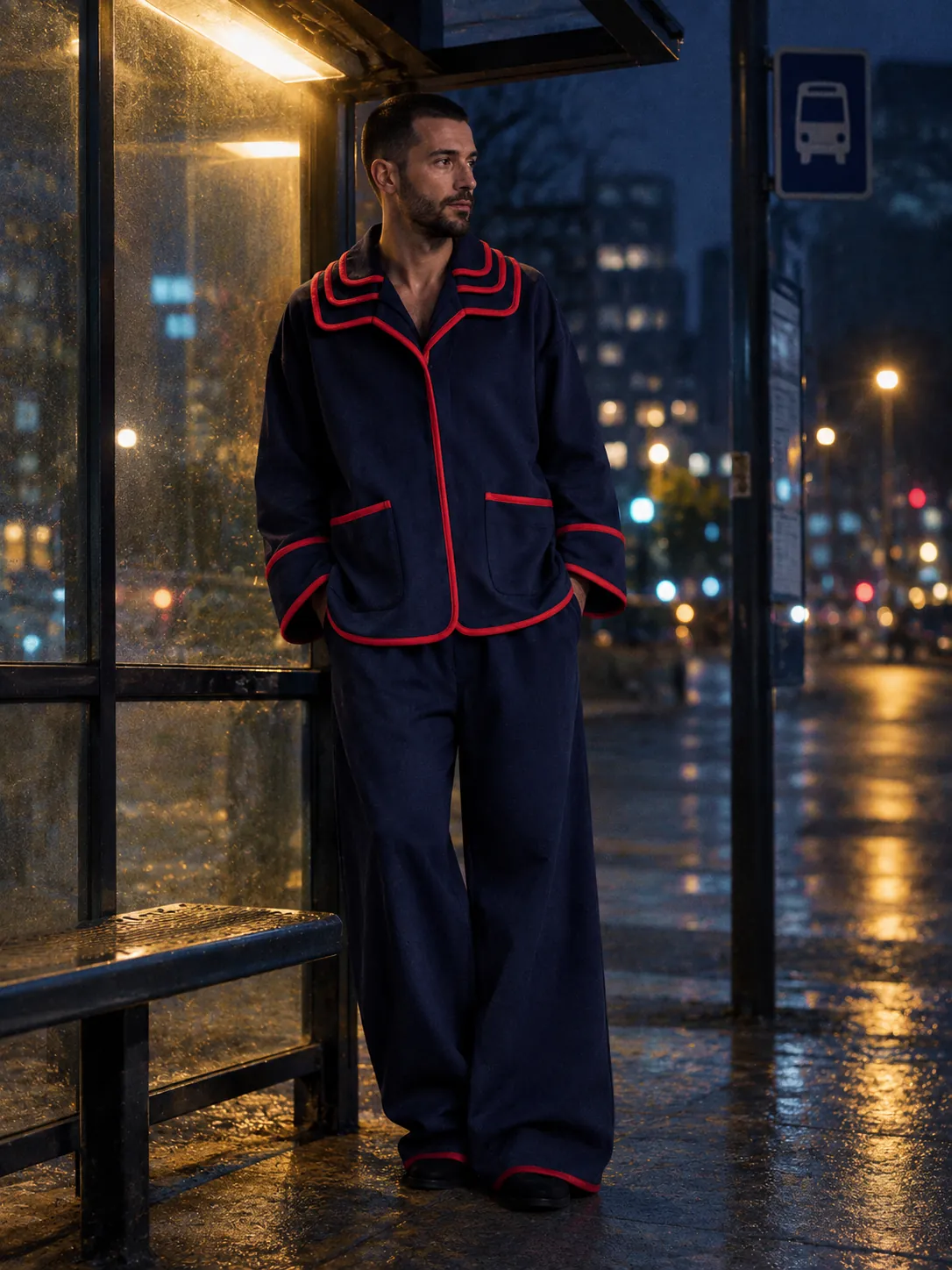 Tiered Collar Set worn or in use