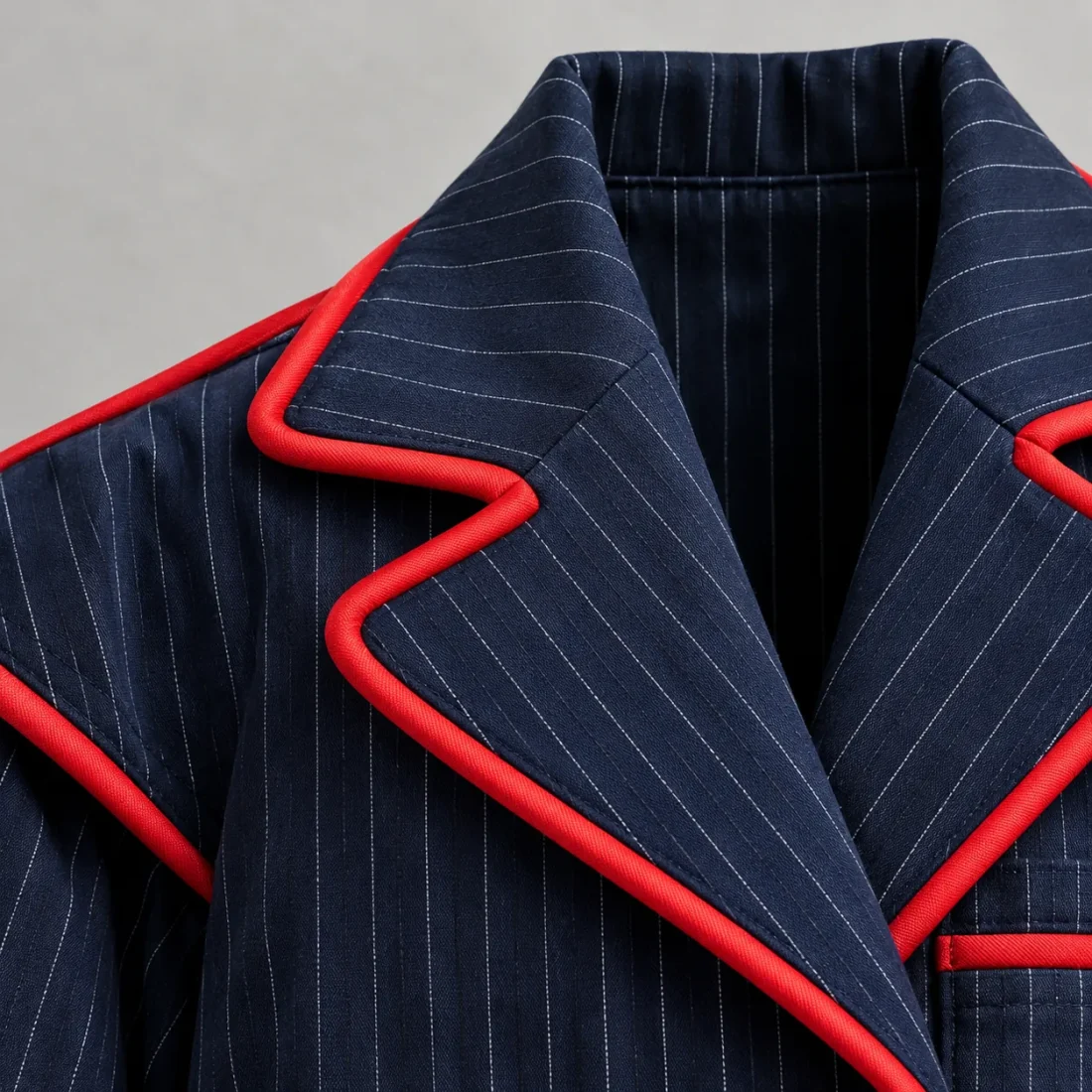 Winged Lapel Set close up