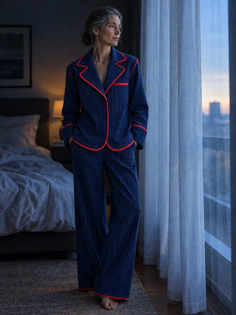 Winged Lapel Set worn or in use